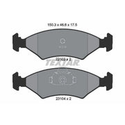 Textar Front Brake Pad Set 2310301