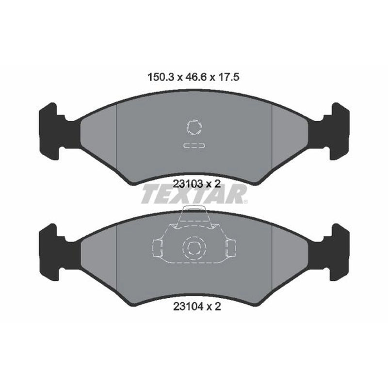 Textar Front Brake Pad Set 2310301