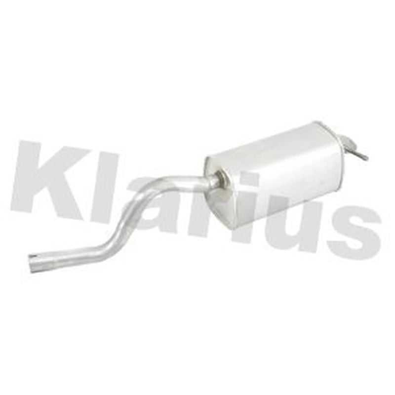 Klarius Box With Tail Pipe Rear fits Renault Twingo II 2007-2014 1.2