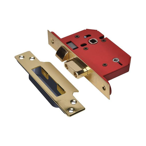 Union StrongBOLT 22WCS Mortice Bathroom Lock Polished Brass 81mm 3in Visi UNION - NN4 Online