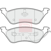 Apec Front & Rear Pads fits Chrysler Voyager 2000-2008 2.4 2.5
