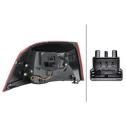 Hella Tail Light / Lamp WY21W Right fits VW Golf VI 2011-2016 1.2 1.4 1.6 2.0