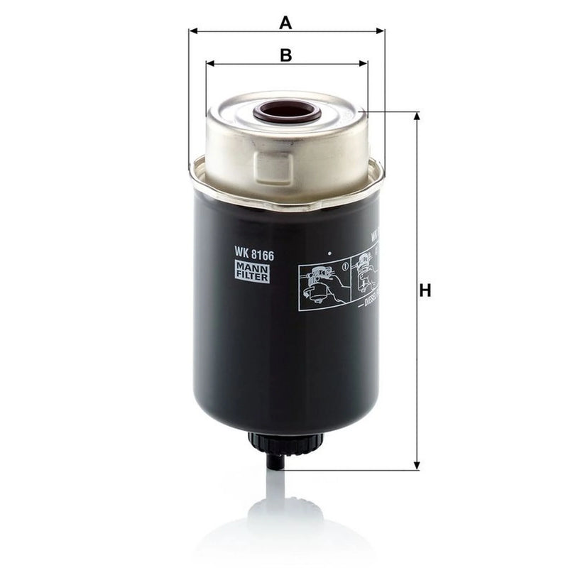 MANN-FILTER Fuel Filter Element WK 8166