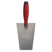Sealey Stainless Steel Masonry Trowel with Rubber Handle 160mm T1203 Sealey - Dynamic Drive