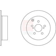 Apec Front Vented & Rear Vented Brake Discs & Pads fits Toyota Opa 2000-2003 1.8