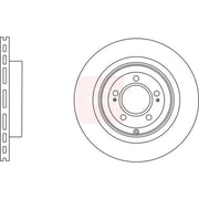 Apec 2 x Vented Brake Discs fits Mitsubishi Lancer VIII 2007-2015