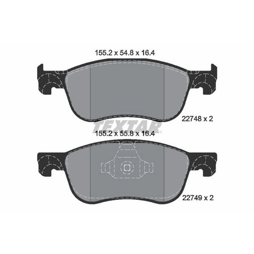 Textar Front Brake Pad Set 2274801