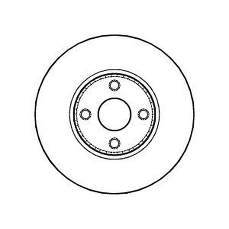 Abtex Front Brake Vented Discs & Pads fits Toyota Corolla 2001-2007 1.8