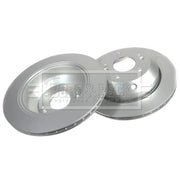 Borg & Beck 2 x Rear Brake Discs BBD5545