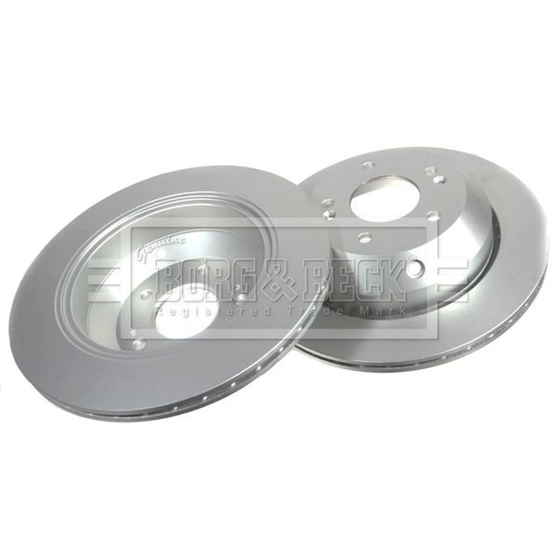 Borg & Beck 2 x Rear Brake Discs BBD5545