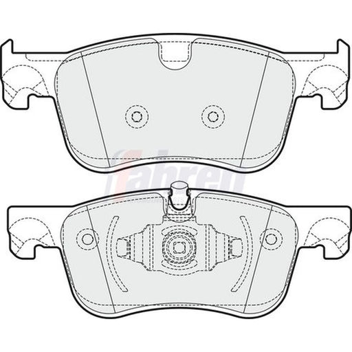 Fahren Front & Rear Brake Discs & Pads fits Citroën C4 Picasso II 2013 on 2.0