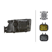 Hella Headlight Headlamp PY21W Right fits Man Tgx I 2006-2021