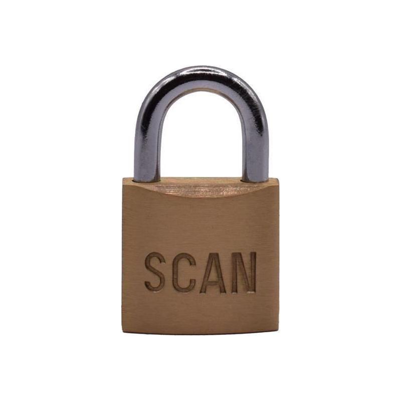 Scan Brass Padlock 25mm Scan - NN4 Online