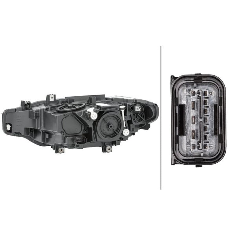 Hella Headlight Headlamp PY21W Right fits BMW 3 2011-2019