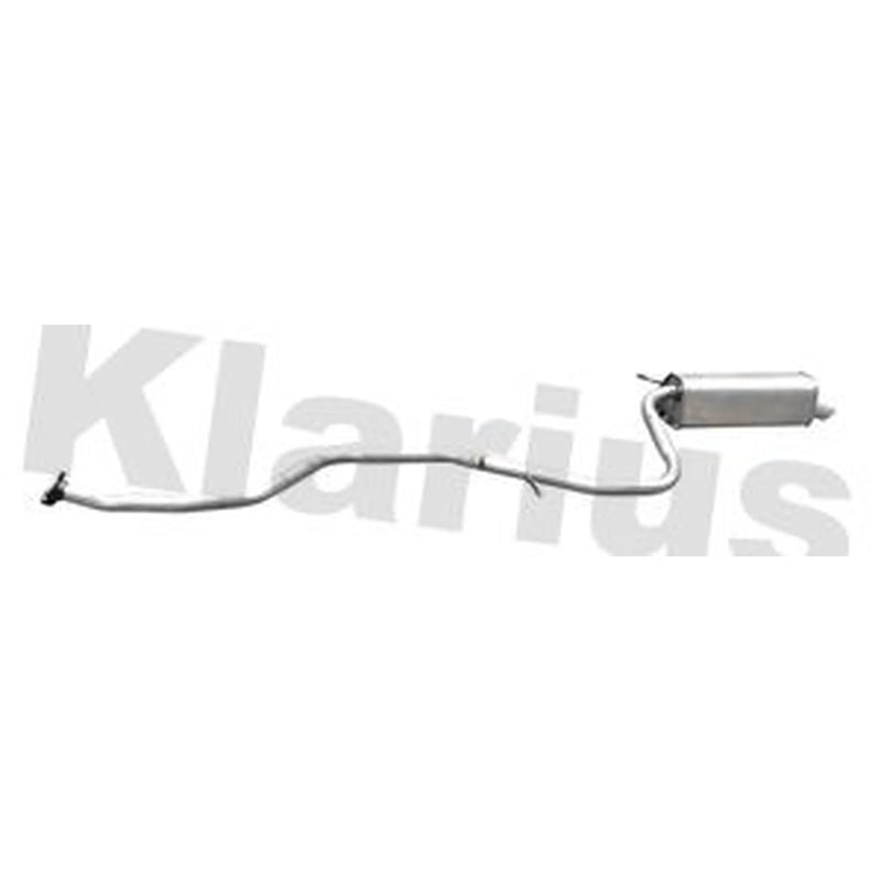 Klarius Box With Tail Pipe Rear fits Toyota Auris 2013-2018 1.8