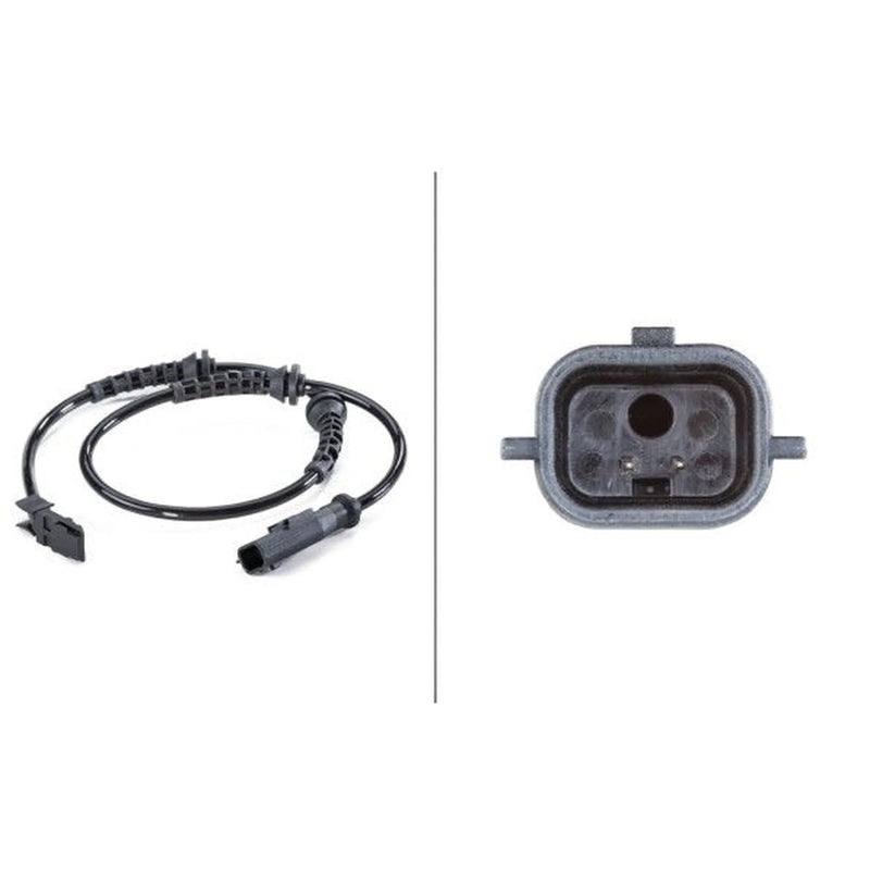 Hella ABS Wheel Speed Sensor Front fits Dacia Logan 2004-2012 1.2 1.4 1.5 1.6