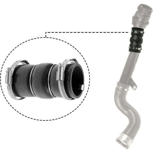 Gates Intercooler Turbo Charge Air Hose 114mm fits Dacia Dokker 2012-2021 1.5
