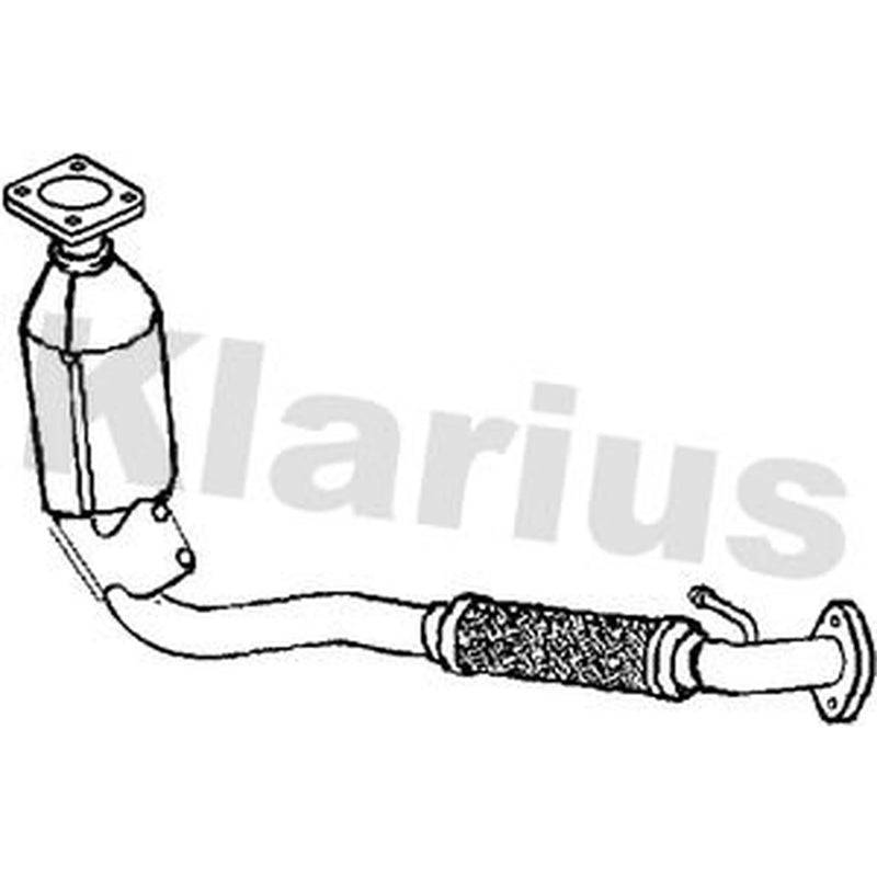 Klarius Catalyst Type Approved With Pipe fits Ford Transit 2006-2014 2.4