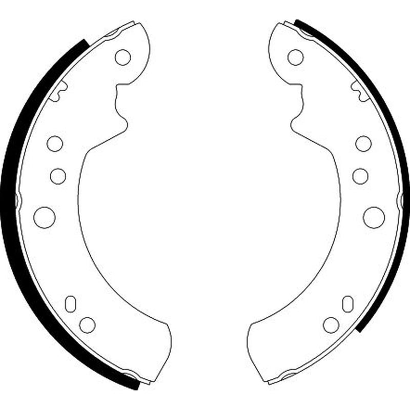Mintex 4 x Brake Shoe Set Axle Kit fits Carbodies FL2 1985-1989 2.5