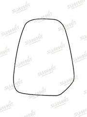 Summit Heated Backing Plate with Commercial Glass fits Ford Transit Courier 14-17 RHS Summit - Bars 4 Cars