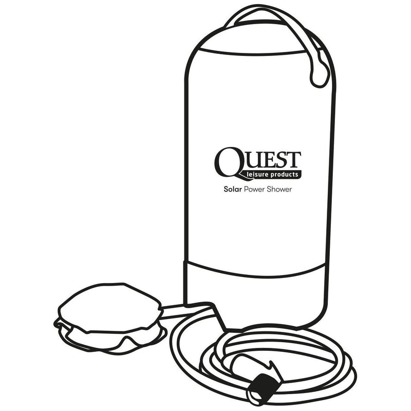 Solar Power Shower, pet or vehicle cleaner W0100 UK Camping And Leisure - Dynamic Drive
