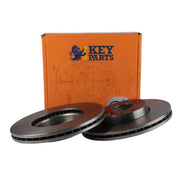 Key Parts Front Brake Discs & Pads fits Skoda Superb I 2001-2008 1.8 1.9 2.0 2.8