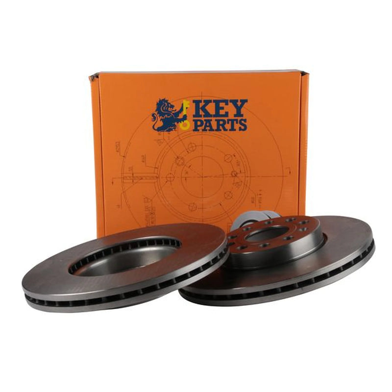 Key Parts Front & Rear Brake Discs & Pads fits Skoda Superb I 2001-2008