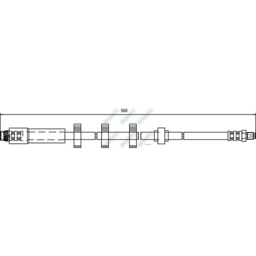 Apec Brake Hydraulic Hose Line Front BHO4157