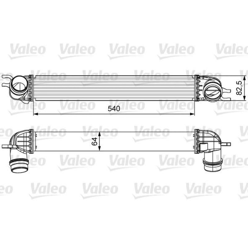 Valeo Intercooler (Charge Air Cooler) 818605