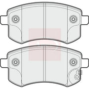 Apec Front Brake Pad Set PAD1909