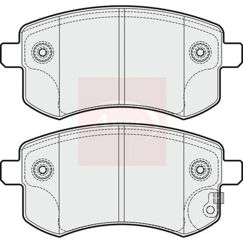 Apec Front Brake Pad Set PAD1909