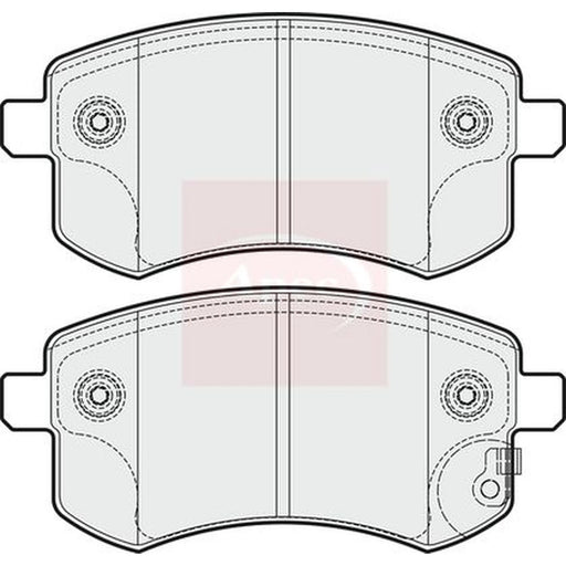 Apec Front Brake Pad Set PAD1909