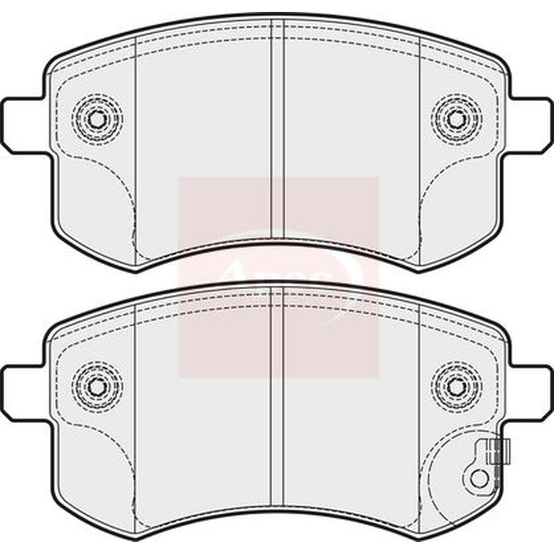 Apec Front Brake Pad Set fits Proton Exora 2011 on 1.6