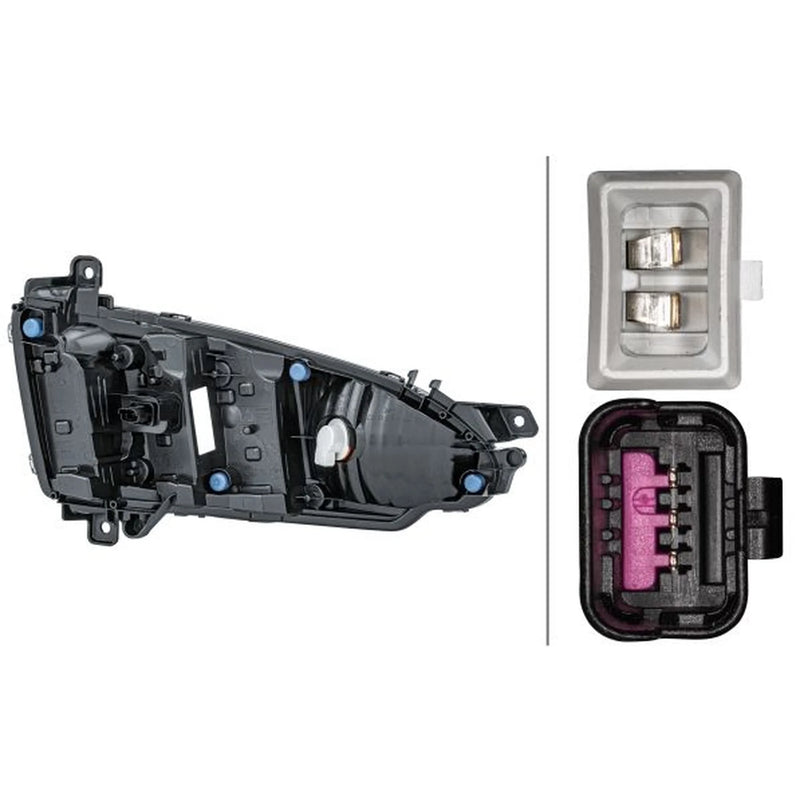 Hella Daytime Running Light LED Left fits Peugeot 508 Sw I 2010-2018 2.0