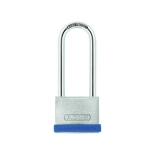 Abus Mechanical 40mm Silver Rock™ 5 Padlock Long Shackle 63mm ABUS Mechanical - Dynamic Drive
