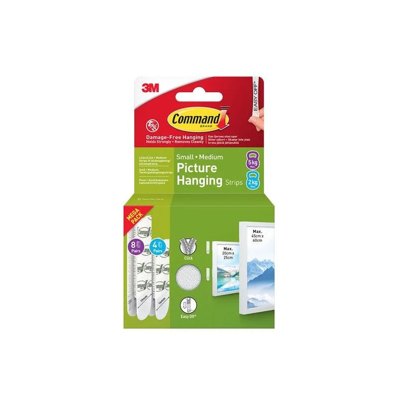 Command™ Picture Hanging Strips Small & Medium 7100337119 - 7100337119
