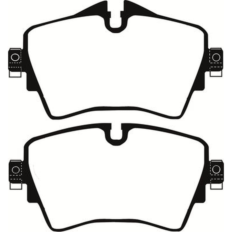 Abtex Front Brake Pad Set fits BMW 2 Active Tourer 2013-2021