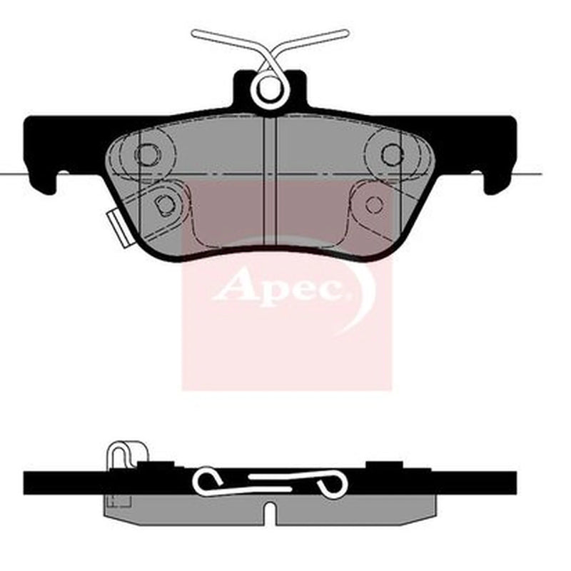 Apec Rear Brake Pad Set PAD2401