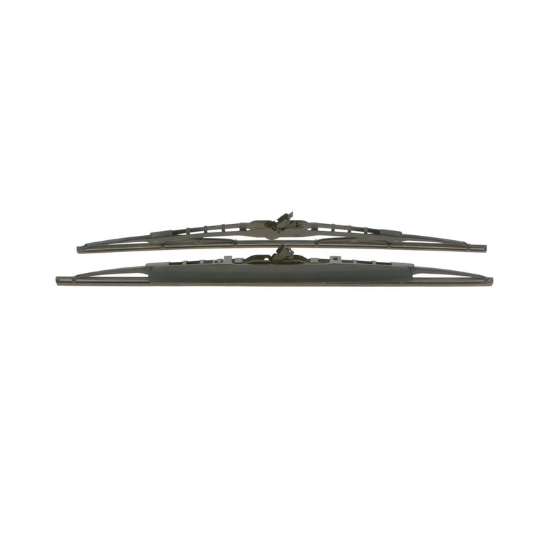 Bosch Front & Rear Super Plus Wiper Blade Set fits VW Polo 1999-2001