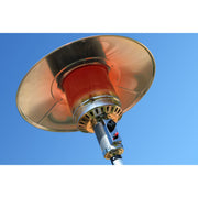 Dellonda 13kW Stainless Steel Commercial Gas Outdoor Garden Patio Heater Wheels Dellonda  - Dynamic Drive