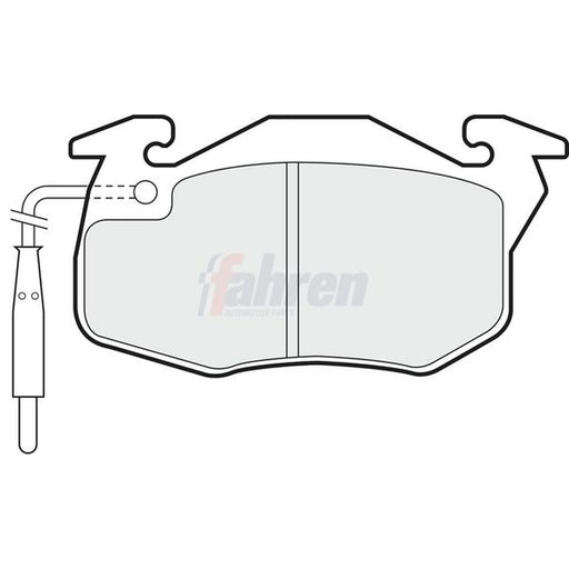Fahren Front Brake Pad Set FBP3834