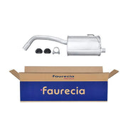 Hella End Silencer Rear fits Fiat 500 2007 on 1.2