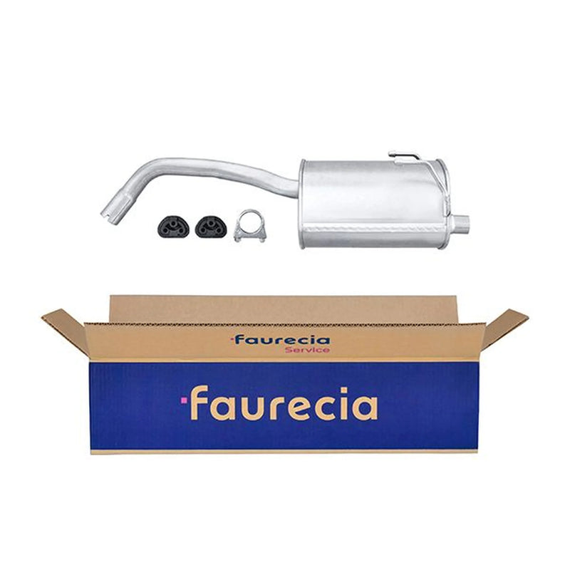 Hella End Silencer Rear fits Fiat 500 2007 on 1.2