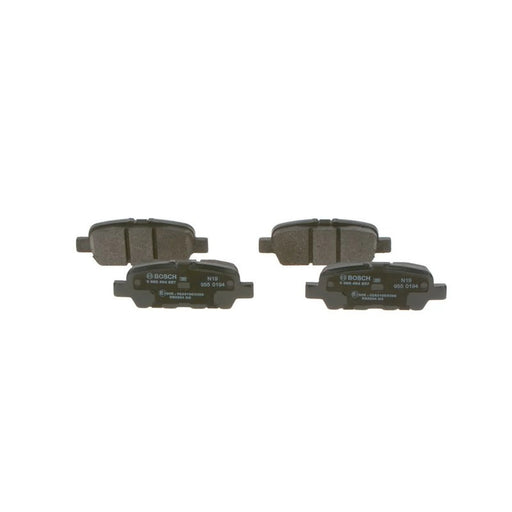 Bosch Front & Rear Pads fits Nissan Leaf 2010-2017