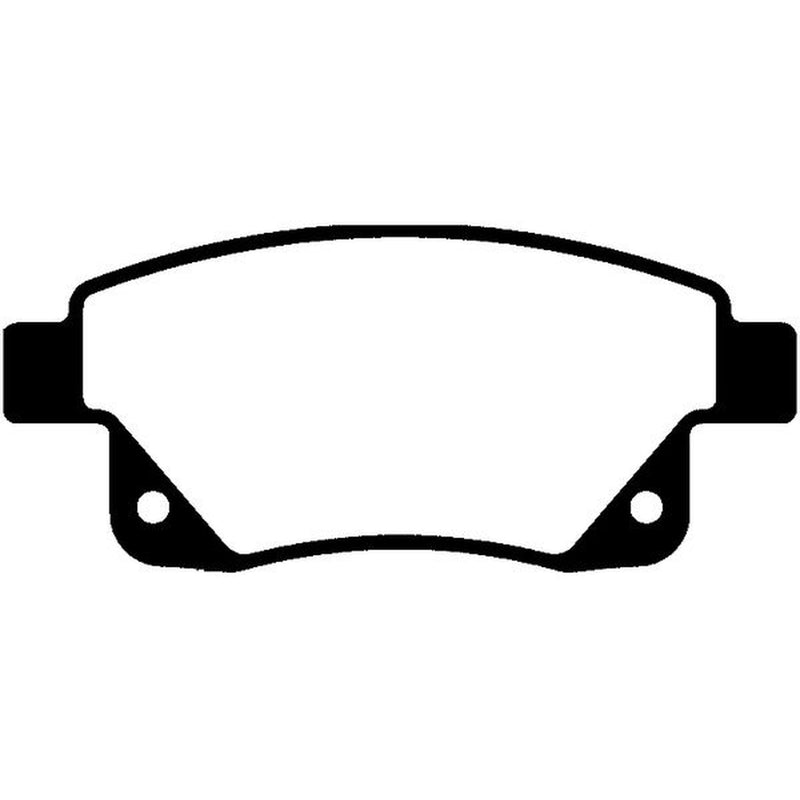 Abtex Rear Brake Pad Set fits Ford Transit 2006-2014 2.2 2.3 2.4 3.2