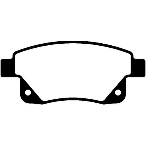 Abtex Rear Brake Pad Set fits Ford Transit 2006-2014 2.2 2.3 2.4 3.2