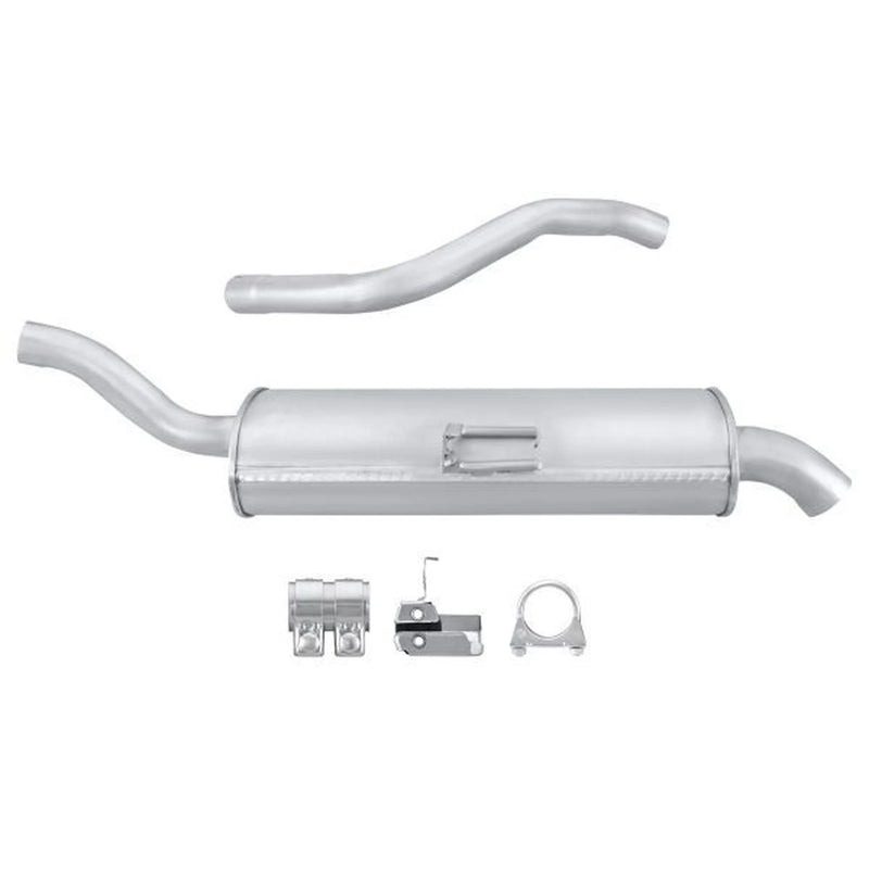 Hella End Silencer Rear fits Renault Grand Scénic III 2009-2016 1.5 1.6 1.9