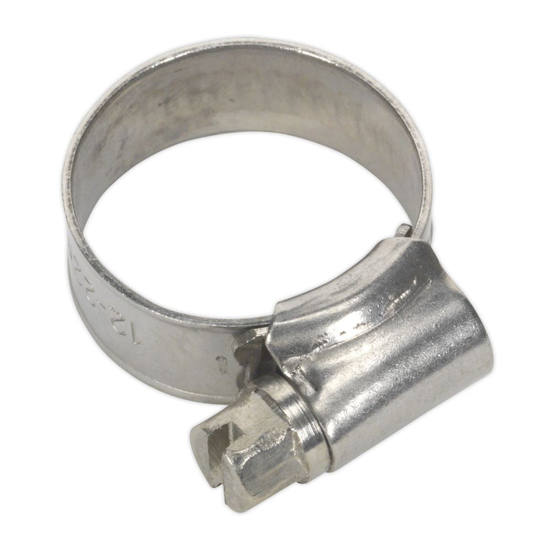 Sealey Hose Clip Stainless Steel16-22mm Pack of 10 SHCSS00 Sealey - Dynamic Drive