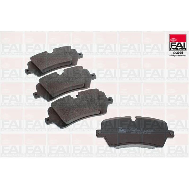 FAI Rear Brake Pad Set fits Land Rover Defender 2020 on 2.0 3.0