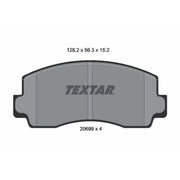Textar Front Brake Pad Set 2069901